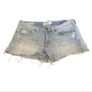 Lucky Brand cut off denim jean shorts